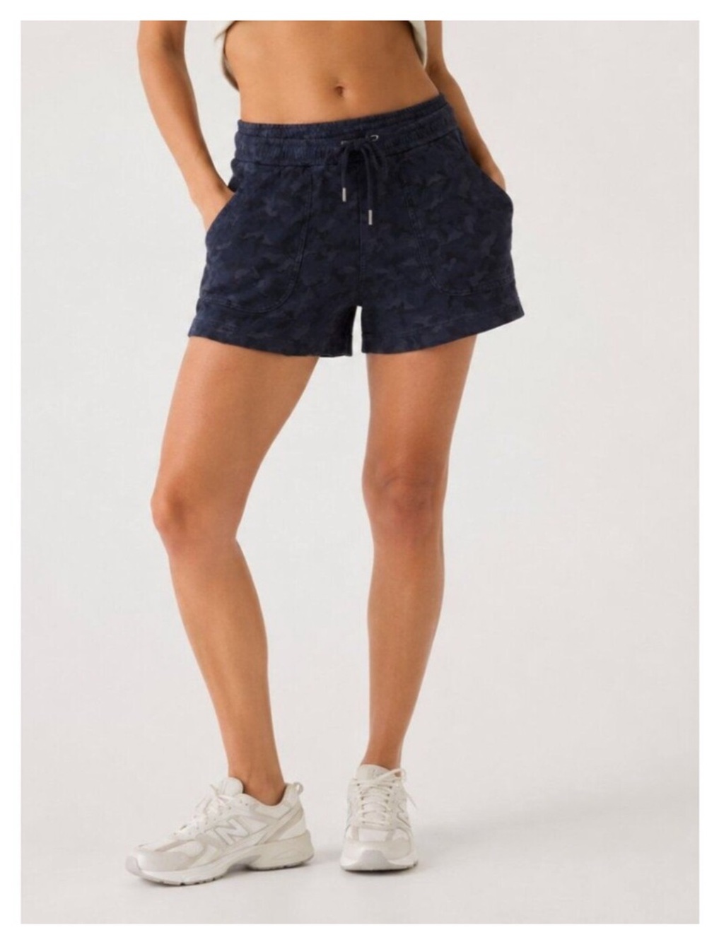 Athleta Camo Farallon Short in Navy Black